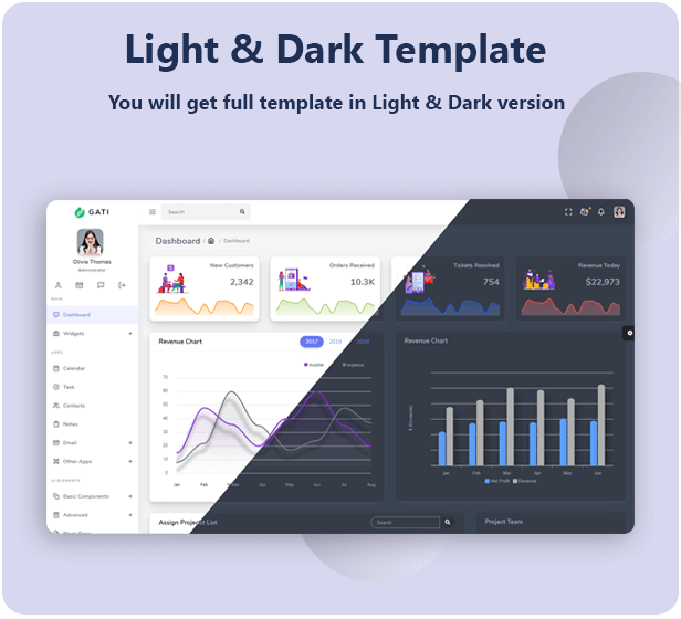 Gati - Bootstrap 5 Admin Dashboard Template & UI Kit - 1